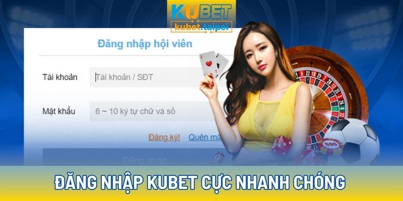 Đăng nhập Kubet cực đơn giản cho cả người mới bắt đầu