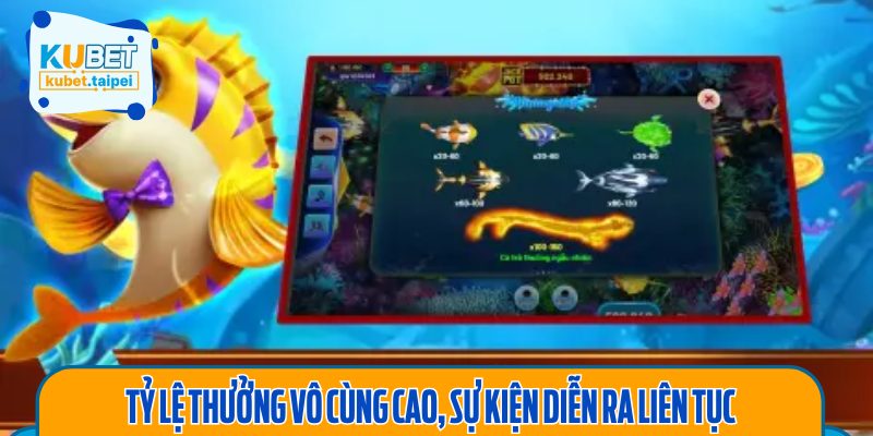Tỷ lệ thưởng hậu hĩnh sau mỗi lần hạ gục thành công một mục tiêu.