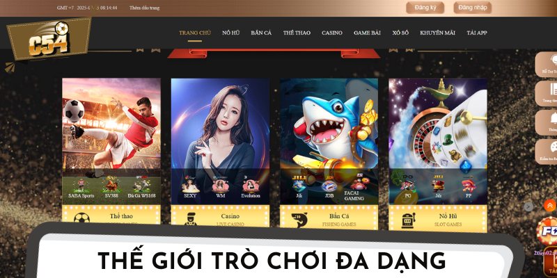 Tham gia vào các trò chơi cá cược thoải mái khi đăng nhập
