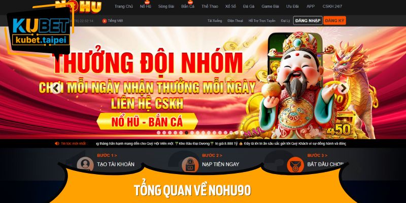 Thông tin tóm tắt về nhà cái Nohu90